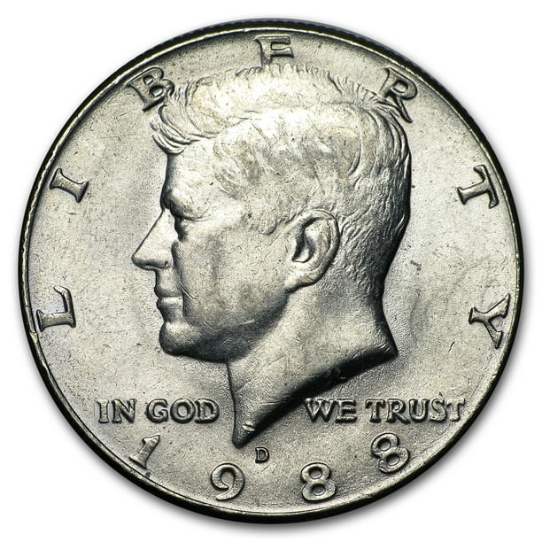 BU ROLL OF 1988-D HALF DOLLARS